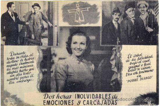 Cine: PROGRAMA CINE DOBLE - POBRE DIABLO - FERNANDO SOLER - Cine Capitol - Foto 4