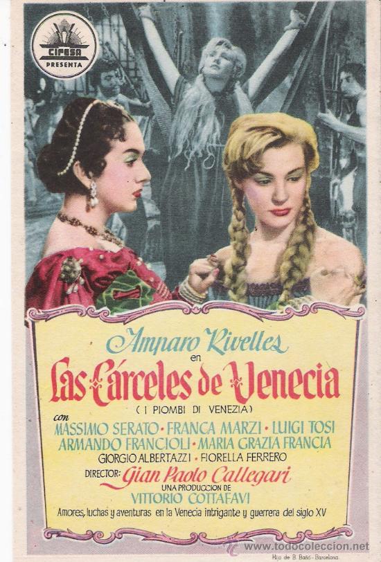 Cine: PROGRAMA DE CINE--LAS CARCELES DE VENECIA - Foto 1