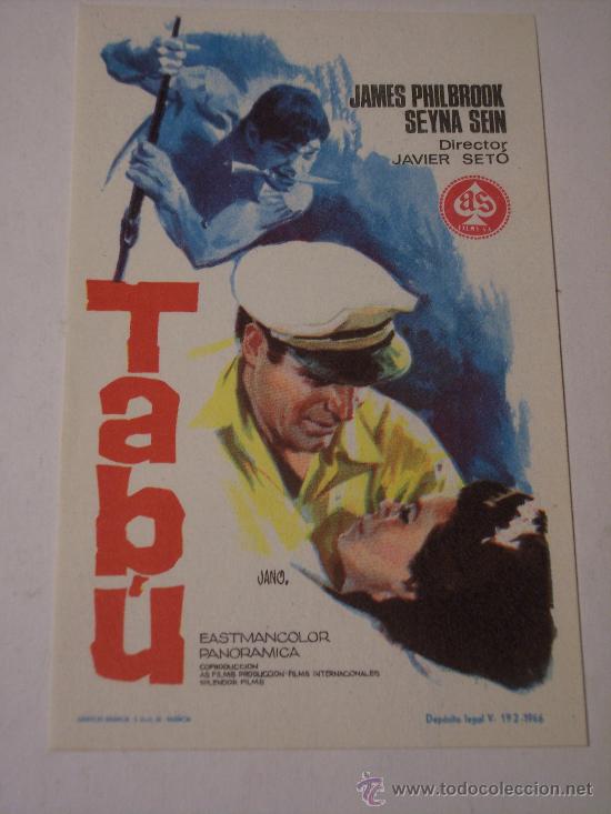 Cine: TABU (JAMES PHILBROOK / SEYNA SEIN) - Foto 1