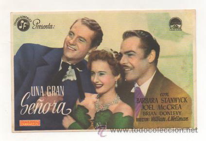 Cine: UNA GRAN SE&Ntilde;ORA. - Foto 1