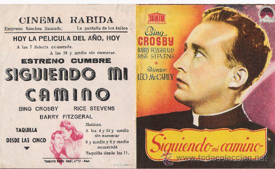 Foglietti di film di film antichi di cinema: 111--siguiendo mi camino