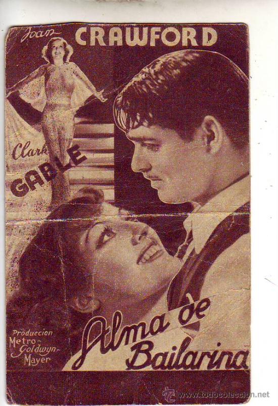 Flyers Publicitaires de Films Anciens: alma de bailarina