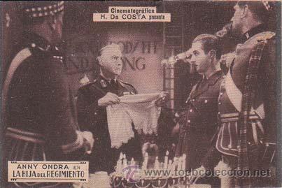 Flyers Publicitaires de Films Anciens: LA HIJA DEL REGIMIENTO - Director: Pierre Lamac, Carl Billon - Actores: Anny Ondra, Pierre Richard.W