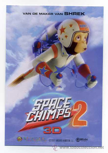 Flyers Publicitaires de Films Anciens: SPACE CHIMPS 2.