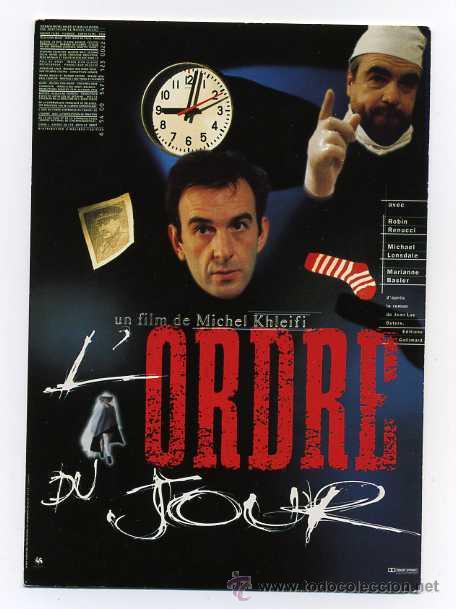 Flyers Publicitaires de Films Anciens: ORDRE.