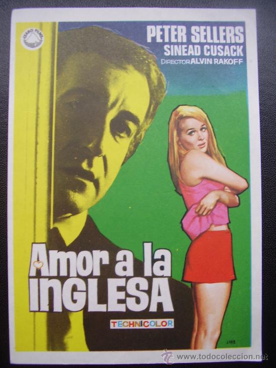 Flyers Publicitaires de Films Anciens: AMOR A LA INGLESA CON PETER SELLERS