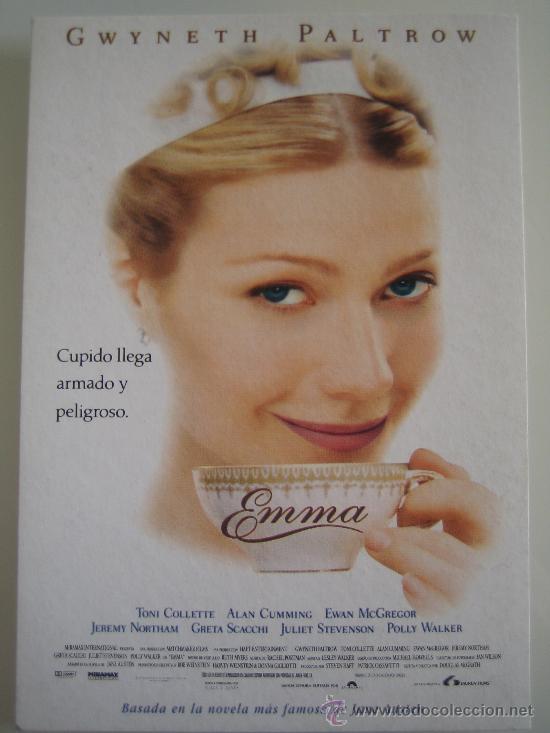 Flyers Publicitaires de Films Anciens: Folleto de mano tarjeta del estreno - emma gwyneth paltrow - lauren films