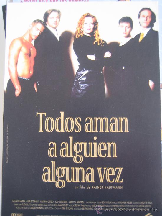 Flyers Publicitaires de Films Anciens: Folleto de mano tarjeta del estreno - todos aman a alguien alguna vez- lauren films