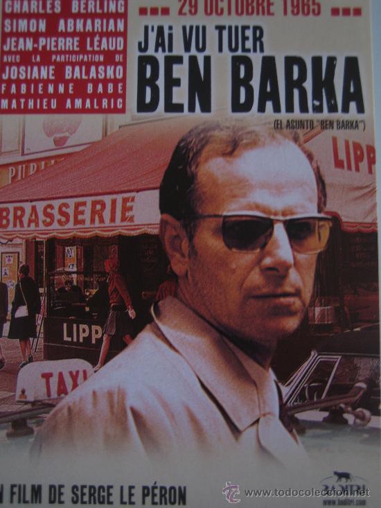 Flyers Publicitaires de Films Anciens: Folleto de mano tarjeta del estreno - el caso ben barka