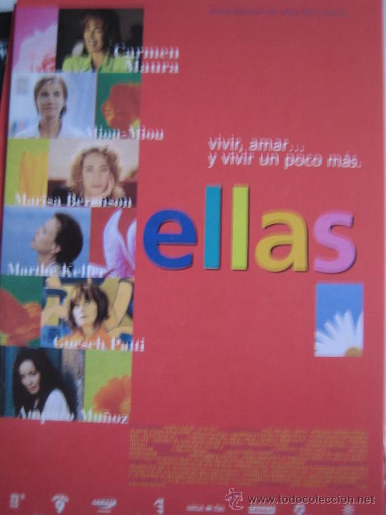 Flyers Publicitaires de Films Anciens: Folleto de mano tarjeta del estreno - ellas