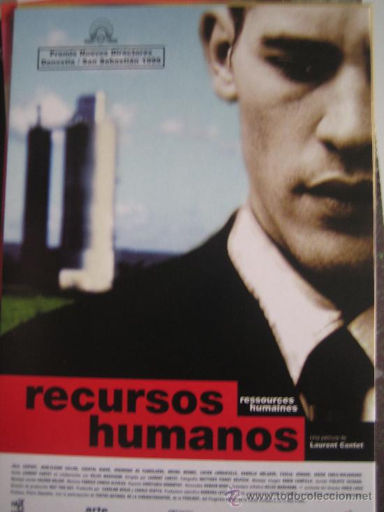 Flyers Publicitaires de Films Anciens: Folleto de mano tarjeta del estreno - recursos humanos