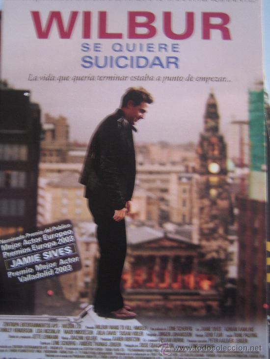 Flyers Publicitaires de Films Anciens: Folleto de mano tarjeta del estreno - wilbur se quiere suicidar