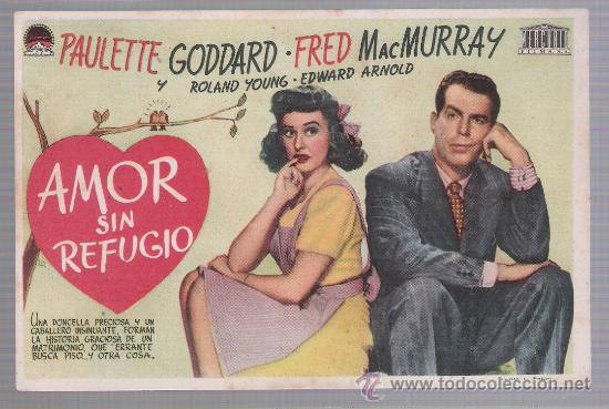 Cine: Amor sin refugio. Sencillo de Paramount. - Foto 1