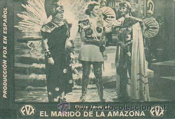 Cinema: EL MARIDO DE LA AMAZONA - Teatro Circo de Orihuela (Alicante) - Director: Walter Lang - Actores: Eli