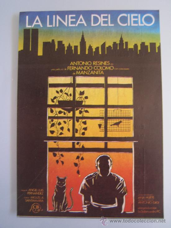 Flyers Publicitaires de Films Anciens: Folleto de mano concurso - la linea del cielo - raro