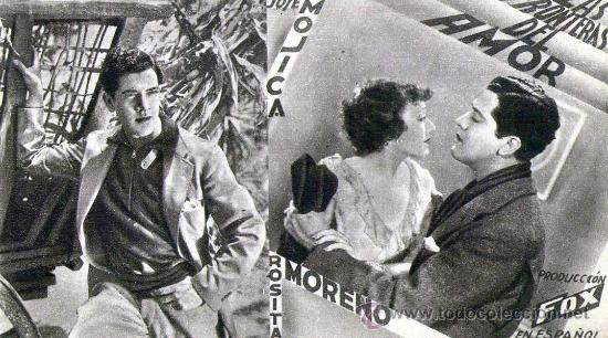Cine: LAS FRONTERAS DEL AMOR  PROGRAMA TARJETA CON PUBLICIDAD - Foto 1