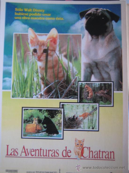 Cinema: las aventuras de chatran  - folleto de mano tarjeta del estreno - lauren films