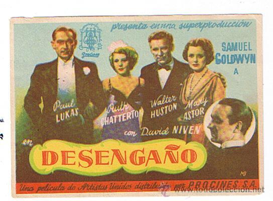 Cine: Desenga&ntilde;o. Sencillo de Procines. - Foto 1