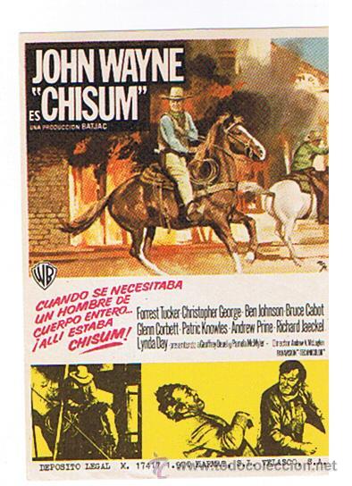 Cine: Chisum. Sencillo de WB. - Foto 1