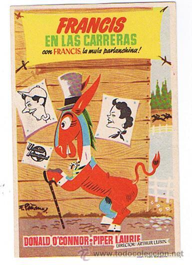 Cine: Francis en la carreras. Sencillo de Universal. - Foto 1