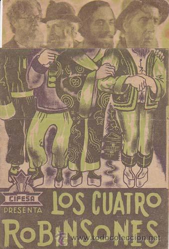 Cinema: LOS CUATRO ROBINSONES - Teatro Eslava de Ondara (Alicante) - Director: Eduardo Garc&iacute;a Morato - Actor