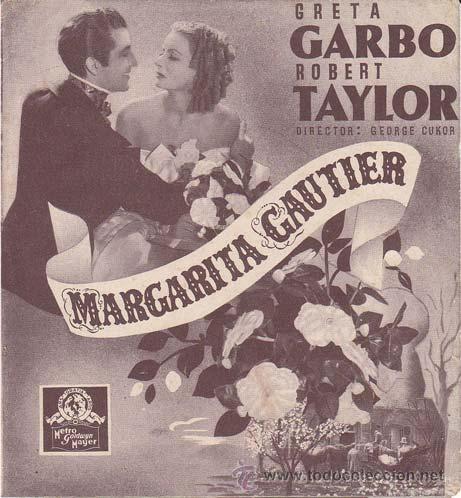 Cinema: MARGARITA GAUTIER - Teatro Circo de Orihuela (Alicante) - Director: George Cukor - Actores: Greta Ga
