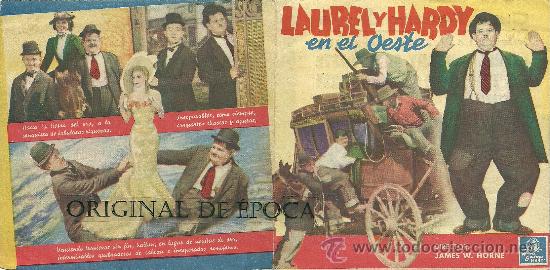 Cine: (PG-5)PROGRAMA DE CINE LAUREL Y HARDY EN EL OESTE