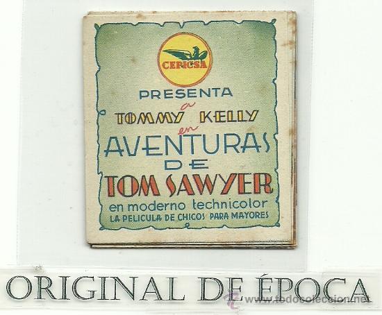 Cine: (PG-7)PROGRAMA DE CINE AVENTURAS DE TOM SAWYER