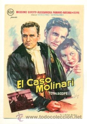 Cine: CASO MOLINARI - PROGRAMA ORIGINAL SIN PUBLICIDAD - - Foto 1