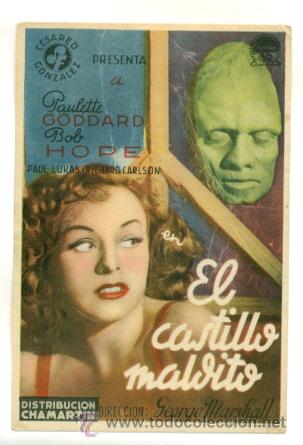 Cine: CASTILLO MALDITO , EL  - PROGRAMA ORIGINAL SIN PUBLICIDAD  - - Foto 1