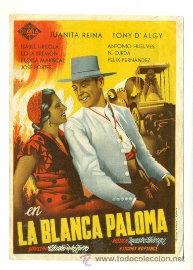 Cine: BLANCA PALOMA - PROGRAMA ORIGINAL   CON  PUBLICIDAD  - - Foto 1