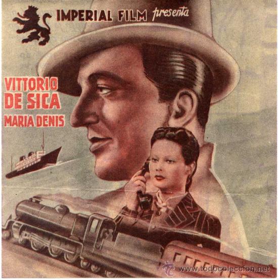 Cine: PROGRAMA CINE DOBLE - PARTIR - VITTORIO DE SICA - MARIA DENIS - Foto 4