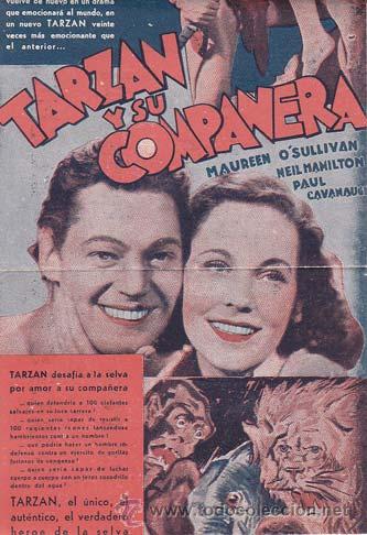 Kino: TARZAN Y SU COMPA&Ntilde;ERA-Coliseum de Elche (Alicante)-USA 1934 Director: Cedric Gibbons y Jack Conway