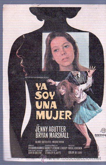 Cine: PROGRAMA DE CINE. YA SOY UNA MUJER. JENNY AGUTTER BRYAN MARSHALL. - Foto 1