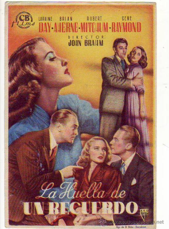Folhetos de m&atilde;o de filmes antigos de cinema: la huella de un recuerdo