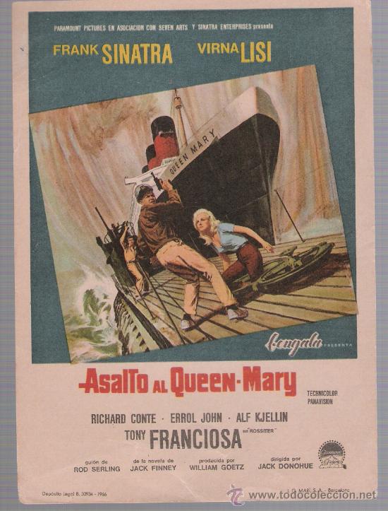 Cine: Asalto al Queen Mary. Sencillo de Paramount. - Foto 1
