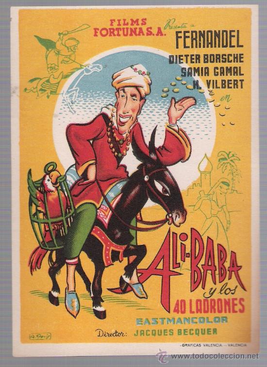 Cine: Ali Baba y los 40 ladrones. Sencillo de Films Fortuna. - Foto 1