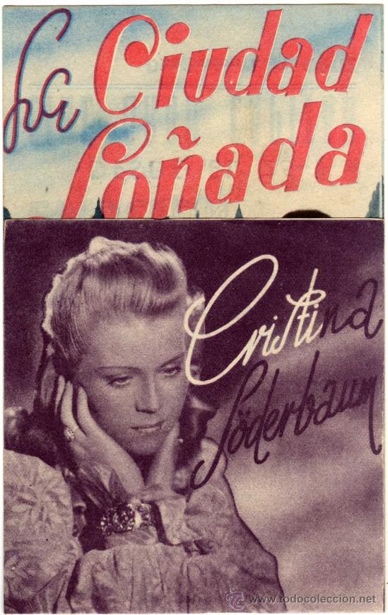 Cine: PROGRAMA CINE DOBLE - LA CIUDAD SO&Ntilde;ADA - CRISTINA SODERBAUM - PAUL KLINGER - Cine Gran Capitan - Foto 1
