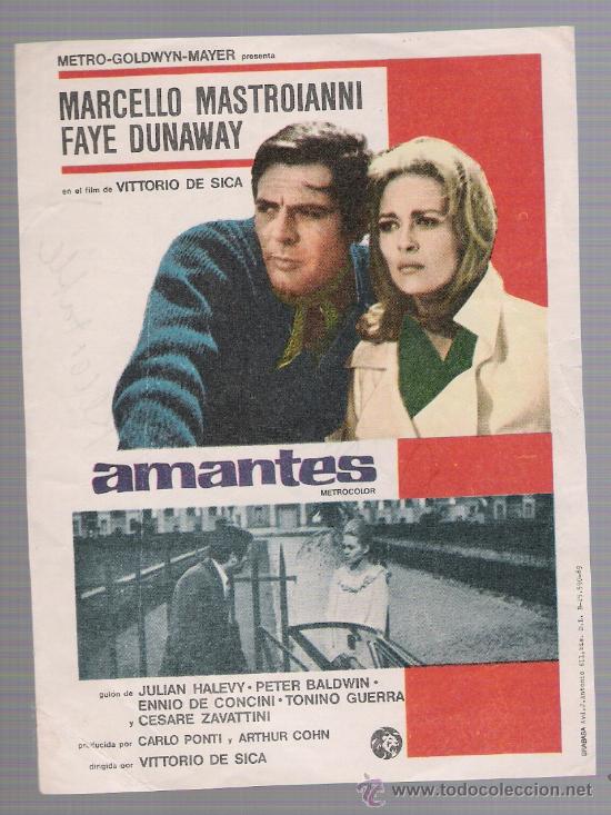 Cine: Amantes. Sencillo de MGM.