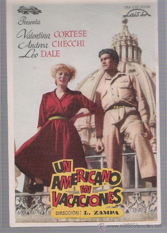 Cine: Un americano en vacaciones. Sencillo de Lais.
