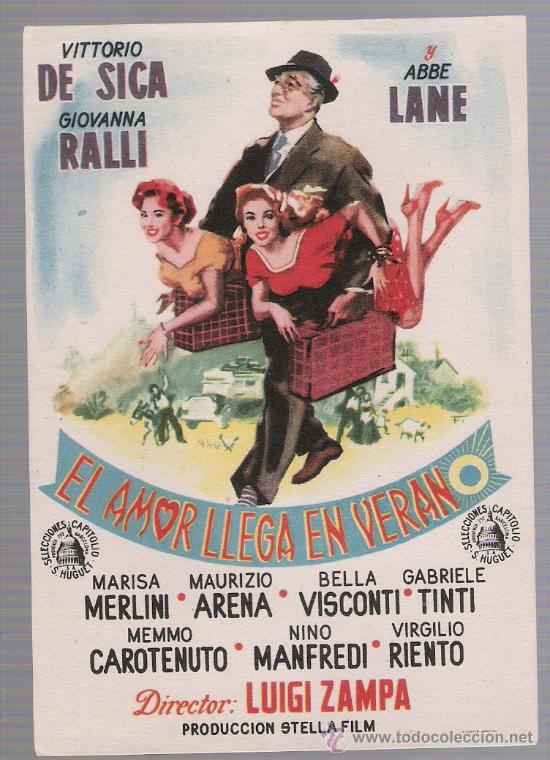 Cine: El Amor llega en verano. Sencillo de Capitolio.