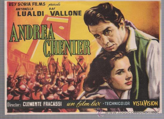 Kino: Andrea Chenier. Sencillo de Rey Soria Films.