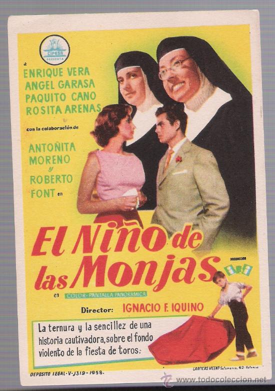 Kino: El Ni&ntilde;o de las Mojas. Sencillo de Cifesa. Coliseo - Sevilla.