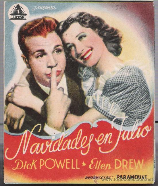 Kino: Navidades en Julio. Doble de Cifesa.