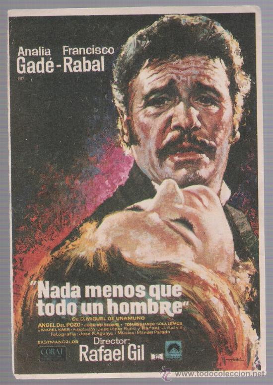 Kino: Nada menos que todo un hombre. Sencillo de Paramount.