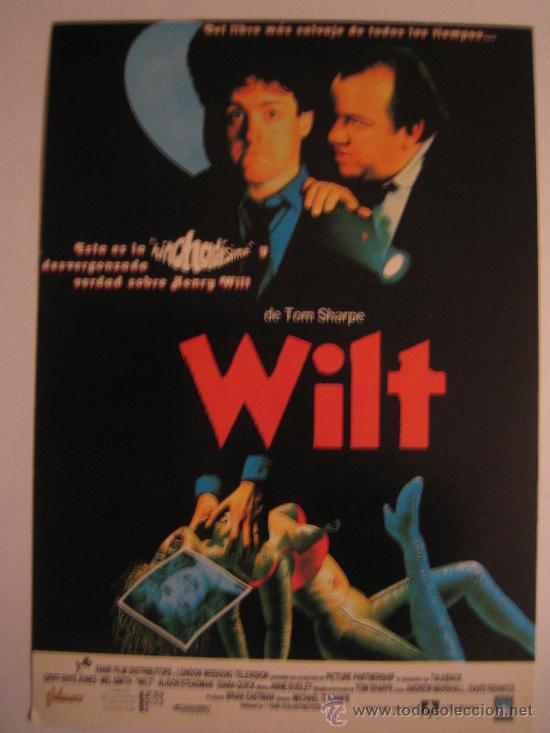 Flyers Publicitaires de Films Anciens: Folleto de mano tarjeta del estreno - wilt