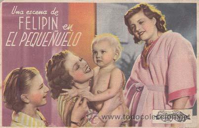 Flyers Publicitaires de Films Anciens: EL PEQUE&Ntilde;UELO - Ideal de Alicante - Director: Leonide Moguy - Actores: Lucien Baroux, Gabrielle Dorc
