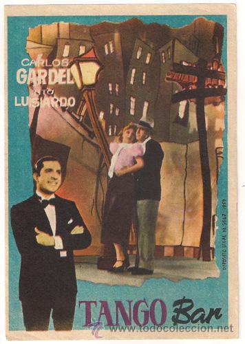 Cine: PTCC 426 TANGO BAR PROGRAMA SENCILLO CARLOS GARDEL - Foto 1