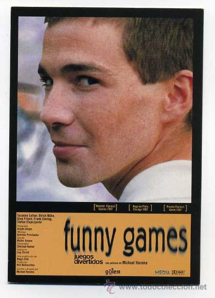 Kino: FUNNY GAMES, de Michael Haneke. POSTAL.