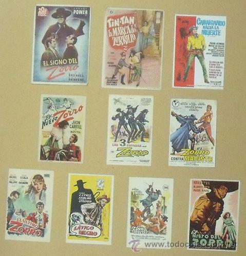 Cine: NM82 EL ZORRO COLECCION DE 10 PROGRAMAS ORIGINALES ESPA&Ntilde;OLES - Foto 1